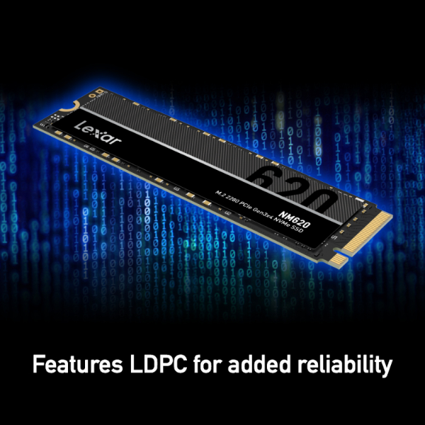 LEXAR DISQUE DUR SSD M2 NM620 M.2 2280 PCIE GEN3x4 NVME 3500MB – Image 3