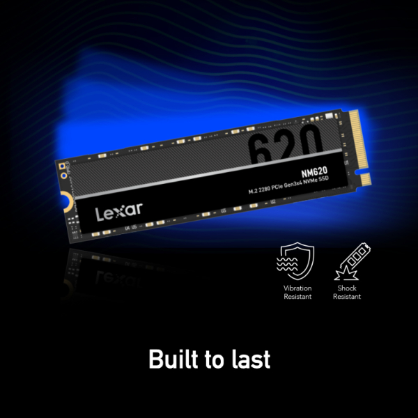 LEXAR DISQUE DUR SSD M2 NM620 M.2 2280 PCIE GEN3x4 NVME 3500MB – Image 5