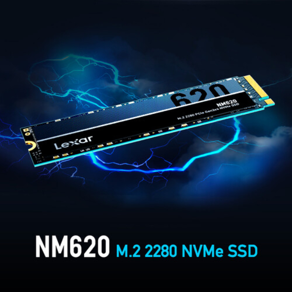 LEXAR DISQUE DUR SSD M2 NM620 M.2 2280 PCIE GEN3x4 NVME 3500MB – Image 4