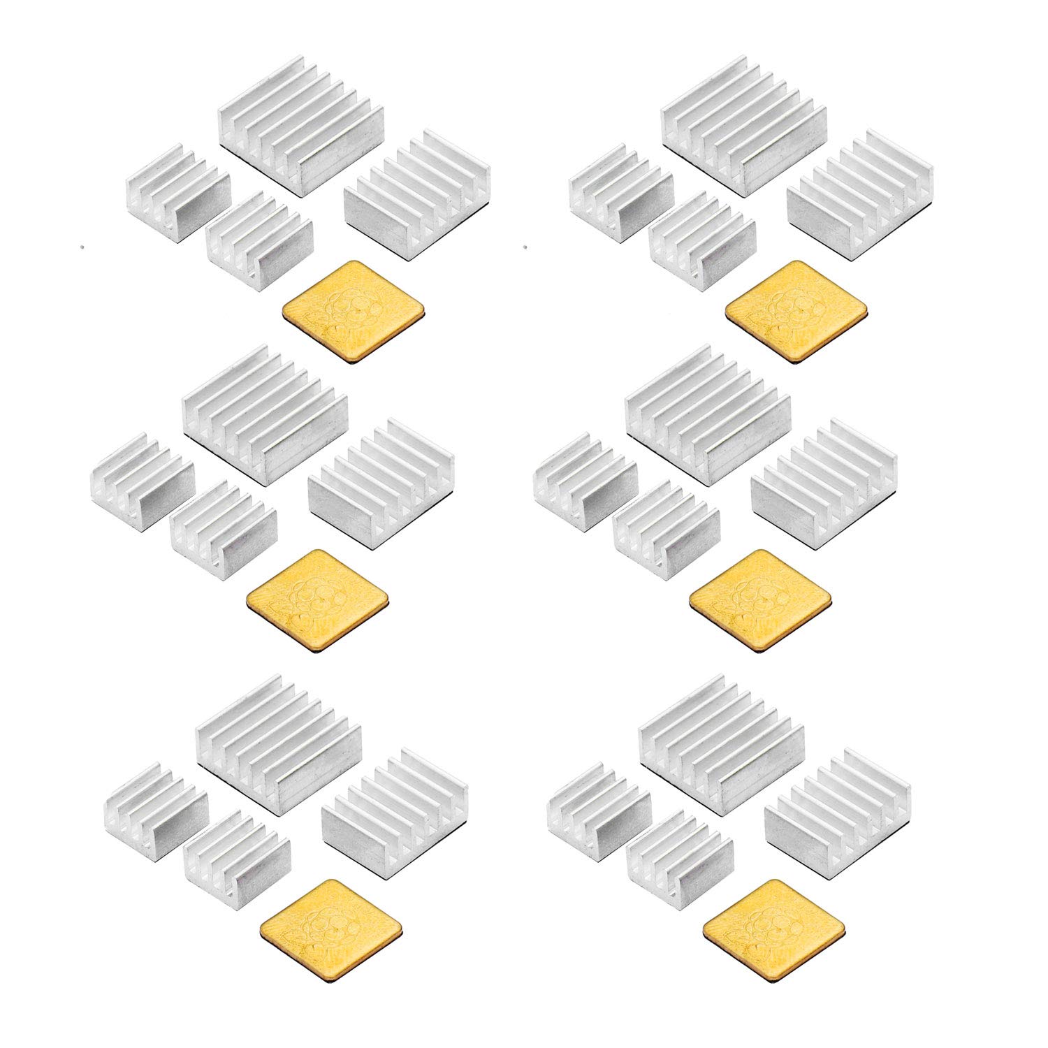 Kit de dissipateur thermique Raspberry Pi 4 30 pièces avec ruban adhésif thermoconducteur, – Image 2
