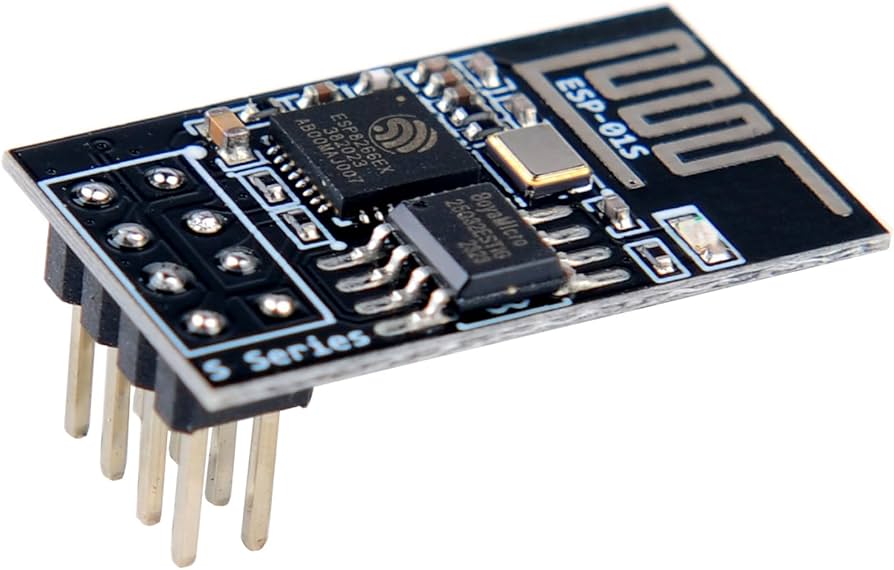 Module émetteur-récepteur série WiFi ESP8266 ESP-01S avec 4 Mo de mémoire Flash