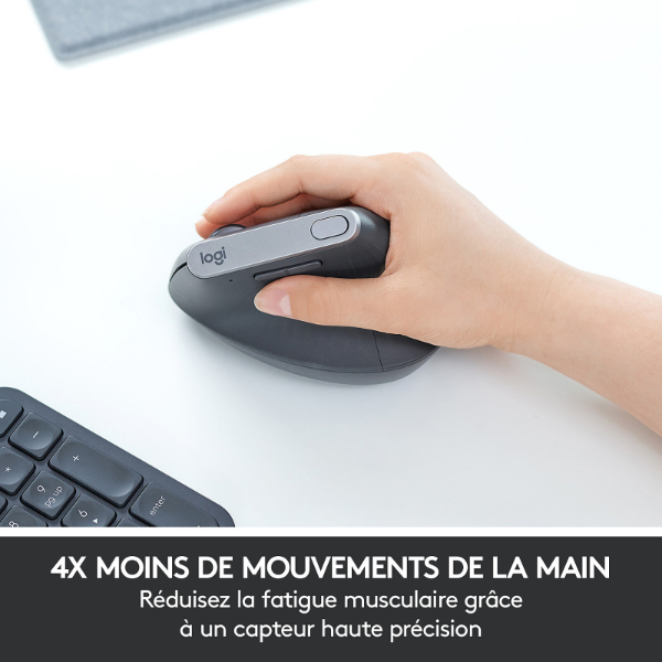 LOGITECH SOURIS SANS FIL BLUETOOTH & DONGLE MX VERTICAL ORIGINAL – Image 5