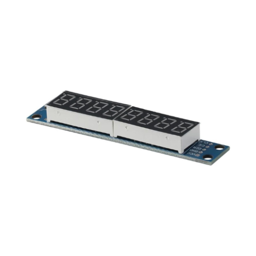 Alternative view of Module matriciel à points 3,3 V 5 V MAX7219 8 chiffres 7 segments, affichage LED numérique à 3 ports E/S pour Raspberry Pi