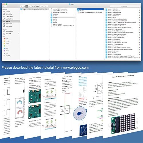 Kit de démarrage le plus complet ELEGOO UNO R3 avec tutoriel compatible avec Arduino IDE (plus de 200 composants) – Image 6