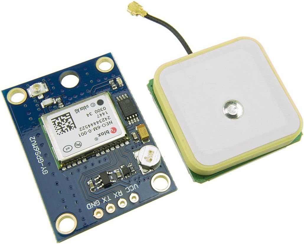 Module GPS NEO-6M avec EEPROM pour C/AeroQuad avec antenne pour contrôle de vol GY-NEO6MV2 (avec batterie) – Image 5