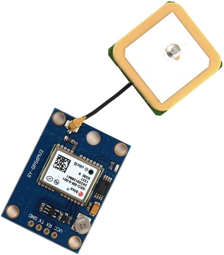 Module GPS NEO-6M avec EEPROM pour C/AeroQuad avec antenne pour contrôle de vol GY-NEO6MV2 (avec batterie) – Image 2
