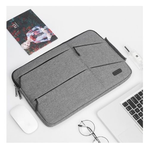 Alternative view of SHENGBEIER SAC ORDINATEUR PORTABLE 801 / 13" - 14" - 15" NOIR/GRIS/BLEU