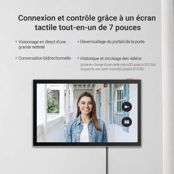 EZVIZ SONNETTE VIDEO SMART CS-EP7 – Image 2