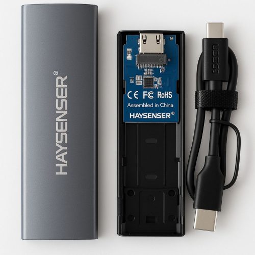 Alternative view of BOÎTIER DISQUE DUR SSD M2 NVME & NGFF 2 IN 1 HAYSENSER HY-S207A