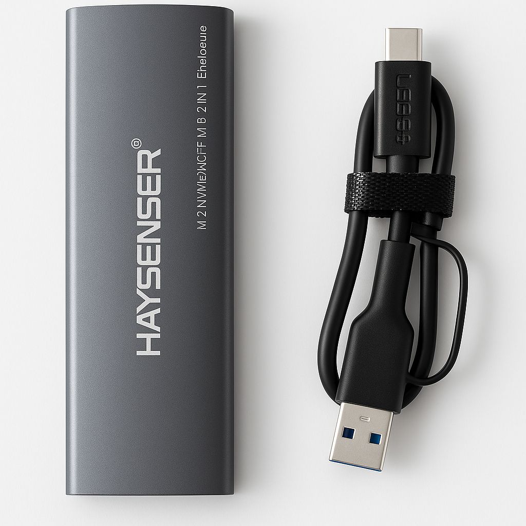 BOÎTIER DISQUE DUR SSD M2 NVME & NGFF 2 IN 1 HAYSENSER HY-S207A – Image 4