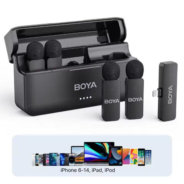 BOYA MICROPHONE BY-V4D / 4 MICROS IPHONE