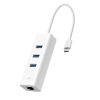 TP-LINK CONVERTISSEUR TYPE-C TO RJ45 + HUB UE330C