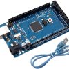 Carte MEGA R3 avec ATmega 2560 et câble USB, compatible avec les projets Arduino IDE