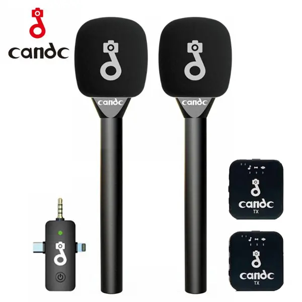 CANDC INTERVIEW WIRELESS MIC DC-T21 / 2 MICRO