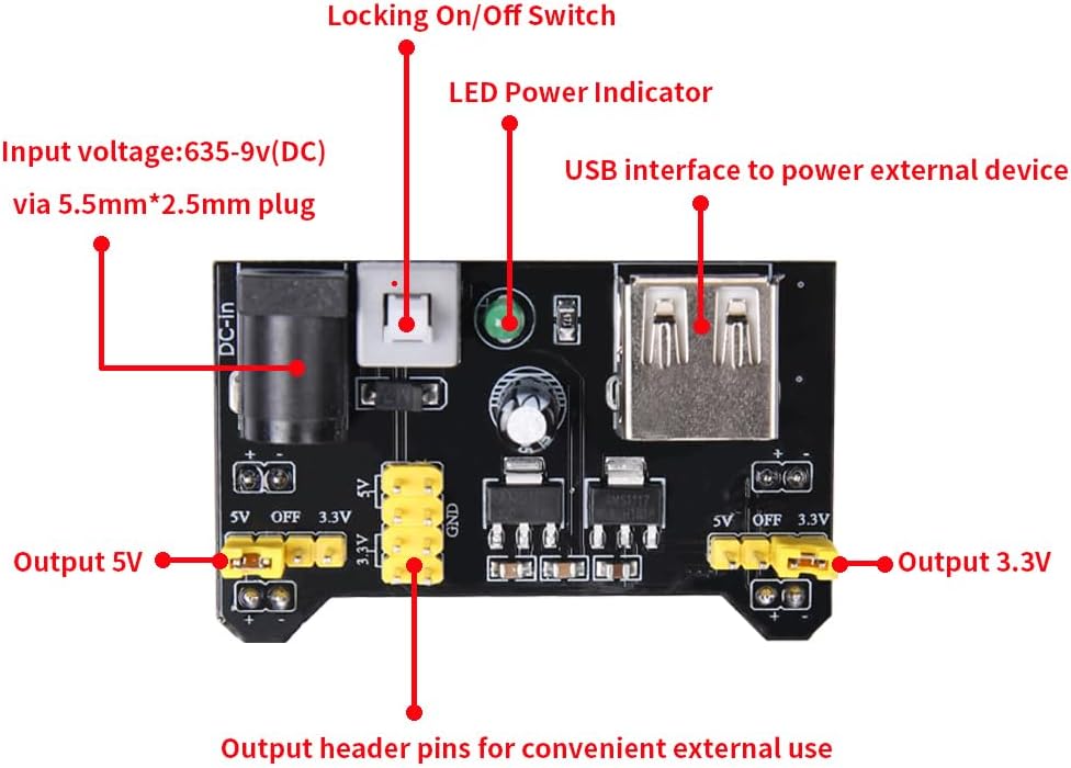 Kit de démarrage REXQualis Super basé sur Arduino UNO R3 avec tutoriel et carte contrôleur compatible avec Arduino IDE – Image 6