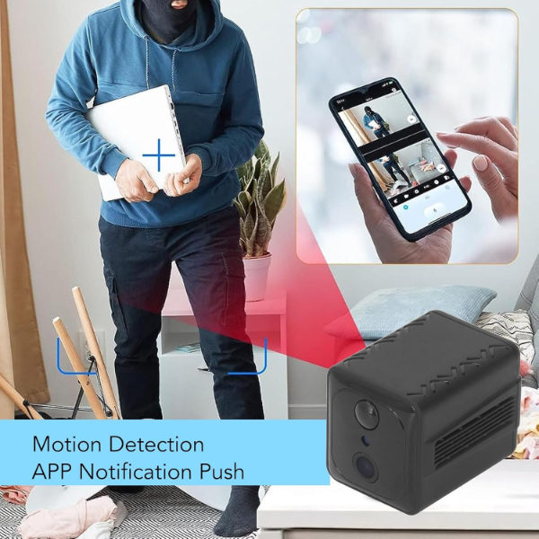 HD CAMERA / MINI CAMERA S6 MINI-WIFI BOX NOIR / RSAF046 – Image 3