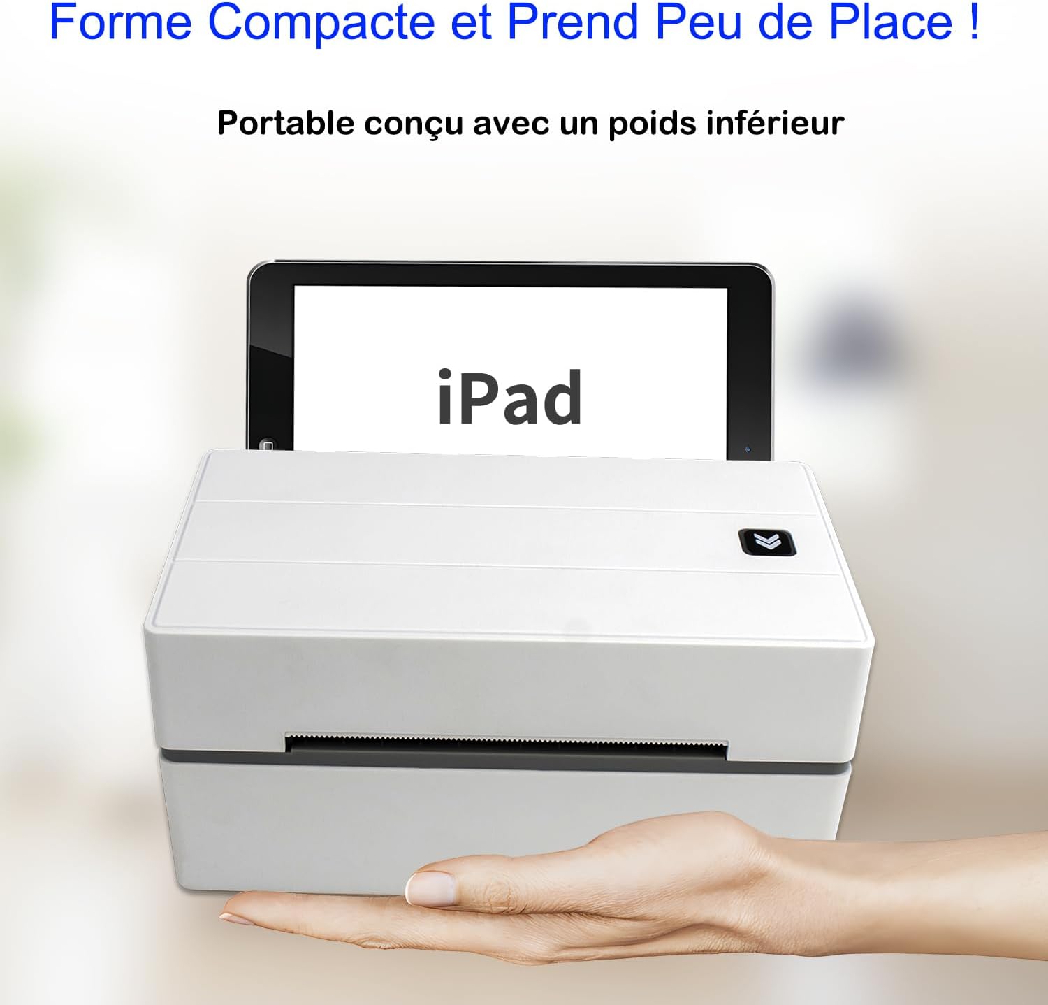 NETUM NT-LP110F Imprimante d'étiquettes, Imprimante Thermique Impression de Codes à Barres Possible Permet d'imprimer Une Lettre pour Les envois nationaux et internationaux pour Votre PC/Mac – Image 7