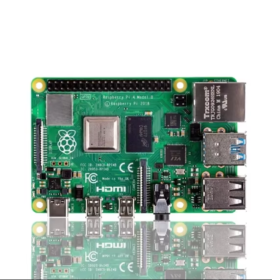 Raspberry Pi 4 modèle 4B, version E14, processeur quadricœur Cortex-A72 1,5 GHz, 2 Go de RAM, Wi-Fi double bande, Bluetooth et PoE – Image 5