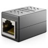 Coupleur Ethernet LAN RJ45 femelle-femelle CAT6 noir