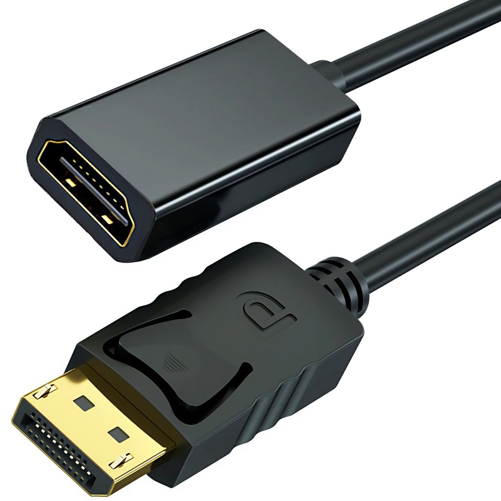 Câble adaptateur DisplayPort vers HDMI similaire, noir, 1080p, – Image 2