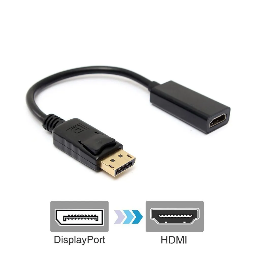 Câble adaptateur DisplayPort vers HDMI similaire, noir, 1080p, – Image 3