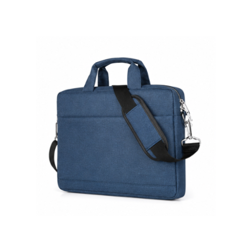Alternative view of SAC ORDINATEUR PORTABLE 14-15 pouces BLEU B023 – sac laptop avec compartiments protection et transport