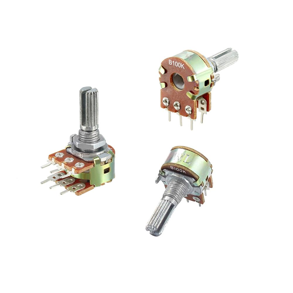 Potentiomètre WH148 5K 10K 20K 50K 100K – potentiomètre rotatif axe 15 mm pour Arduino et électronique – Image 4