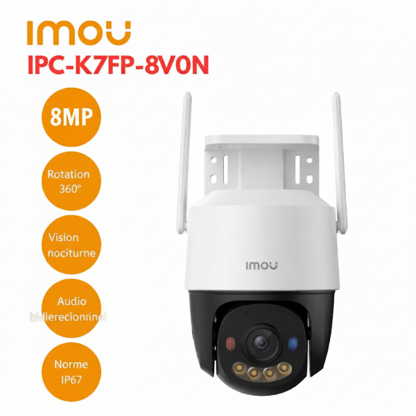 IMOU CRUISER SC OUTDOOR SMART SECURITY CAMERA 8MP IPC-K7FP-8V0N
