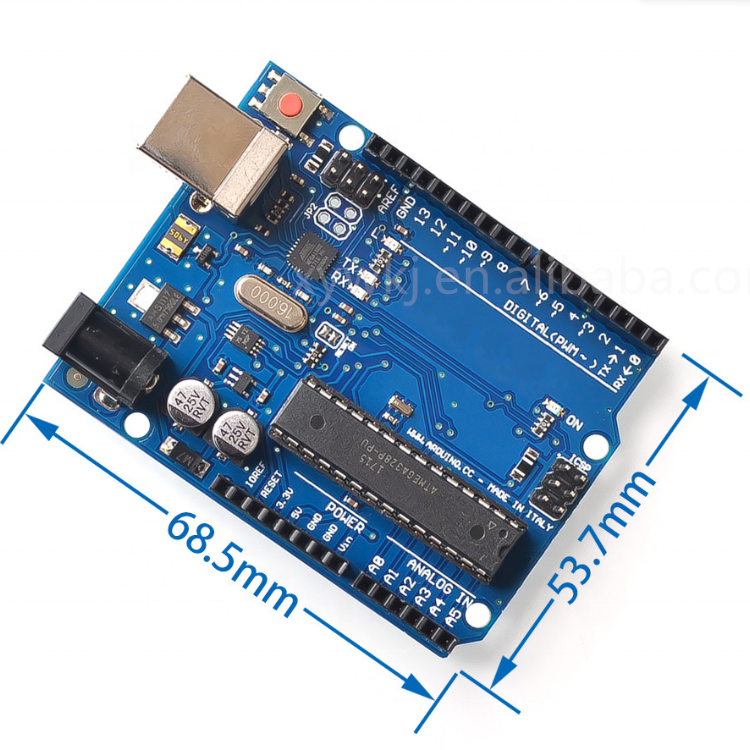 Carte Arduino UNO R3 ATmega328P CH340 / ATmega16U2 avec câble USB – carte de développement compatible Arduino – Image 5